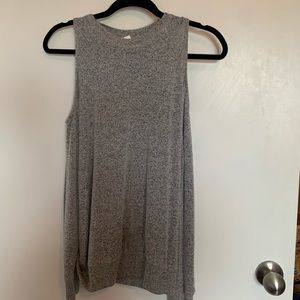Open shoulder sweater